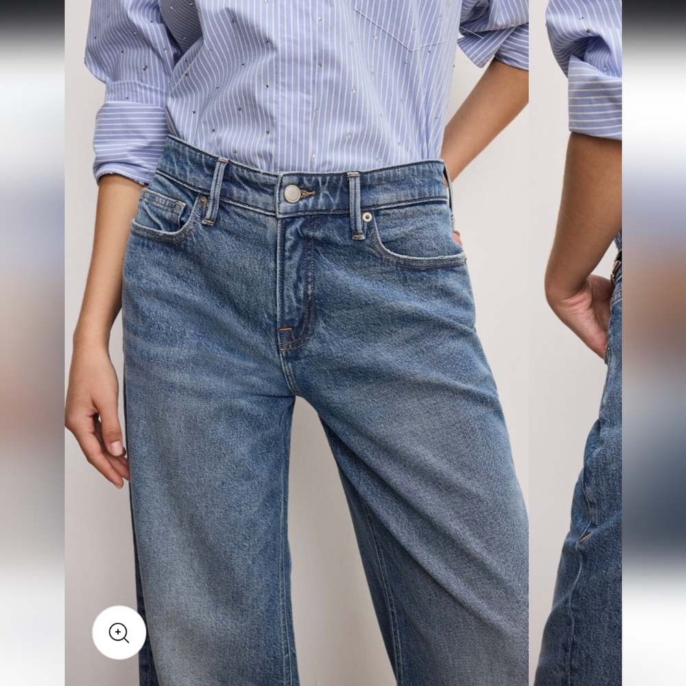Good American Good Ease Petite Relaxed Jeans- 10/30 - Picture 9 of 14